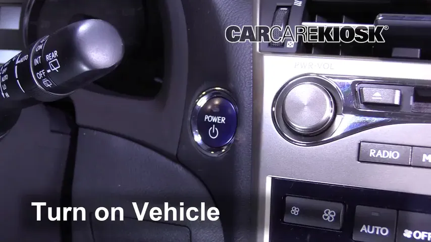 2013 Lexus RX450h 3.5L V6 Bluetooth Pair Phone